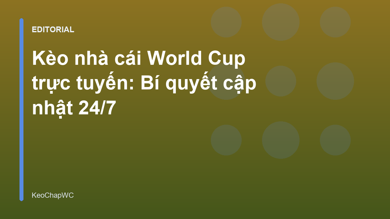 Bảng kèo nhà cái World Cup trực tuyến trên màn hình máy tính